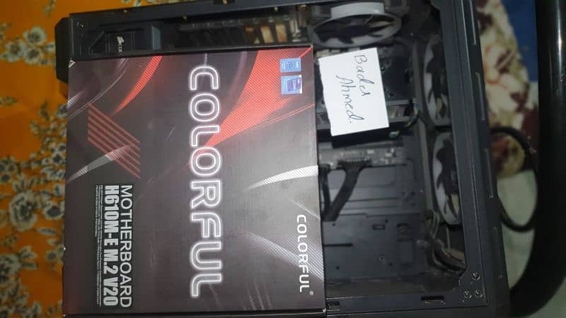 Pc processor 12100 graphic card rx 6600xt 16 gb ram ddr4 corsair ax650 6