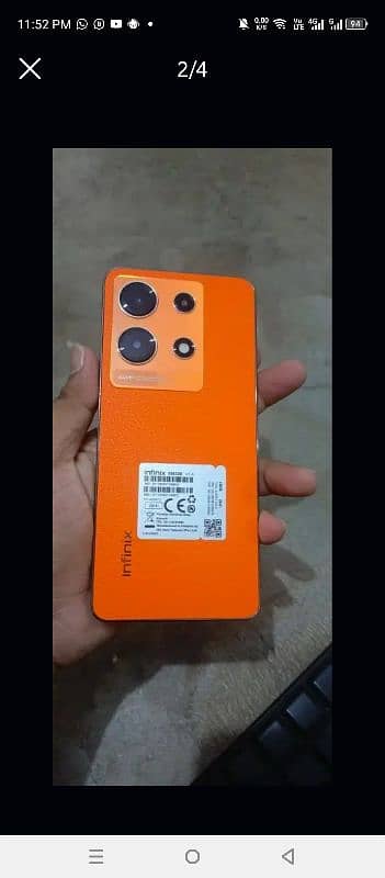 infinix note 30 8/256 2month. used 1