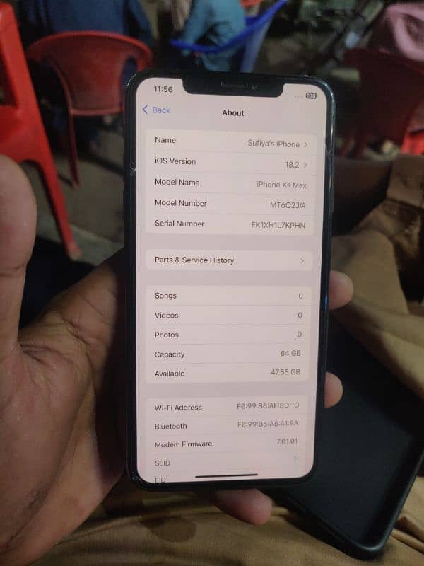 iPhone XS Max non-pta fake ID fail 64 GB 2