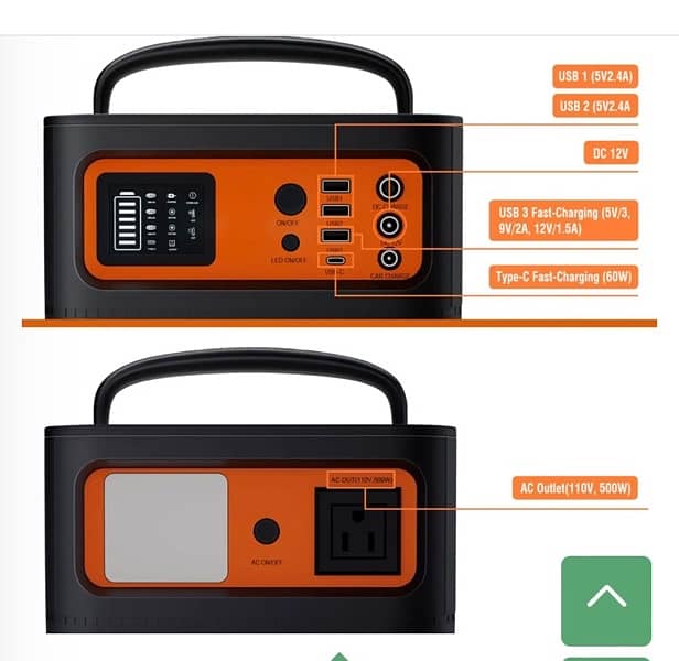 TigFox Portable Lifepo4 Lithium Battery Power Station 1000W 500W 2kw 1