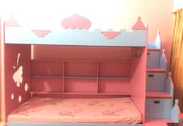 Bunker Bed with drawers and shelves