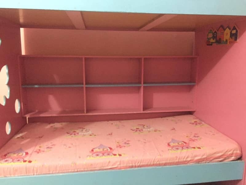 Bunker Bed with drawers and shelves 1