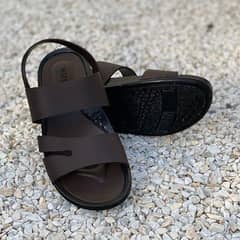 men's PURubber sandals pair