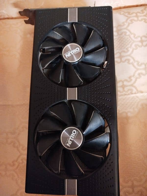 Sapphire Nitro+ RX 580 8 GB RGB colors 10/10 Condition 0