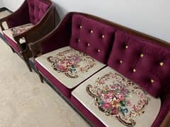 handwoven rattan sofa sheesham wood chinoti