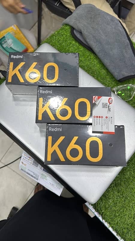 REDMI K60 BRAND NEW BOX 256/12 NON ACTIVE PTA OFFICIAL TAX 31,500 2