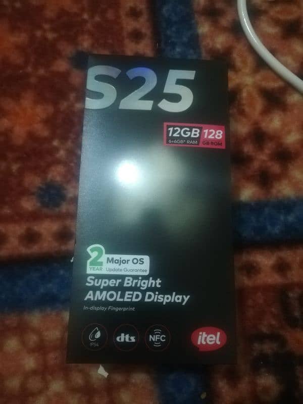 itel s25 6gb+4gb ram 128gb rom 10/10 with box charger exchange posible 1