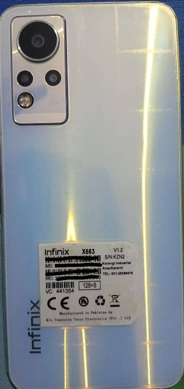 Infinix note 11 just like a new scratch less mobile 5