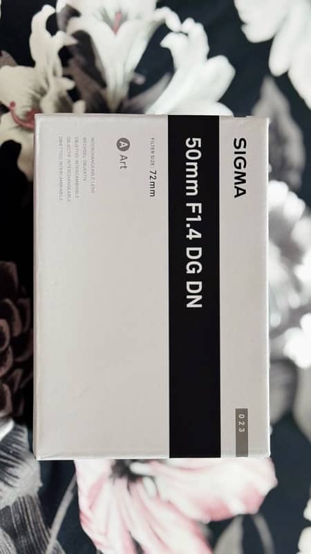 Sigma 50mm 1.4 DG DN - E Mount - Sealed 0