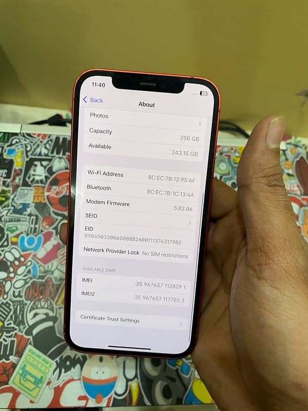 iPhone 12 256gb pta approved 2