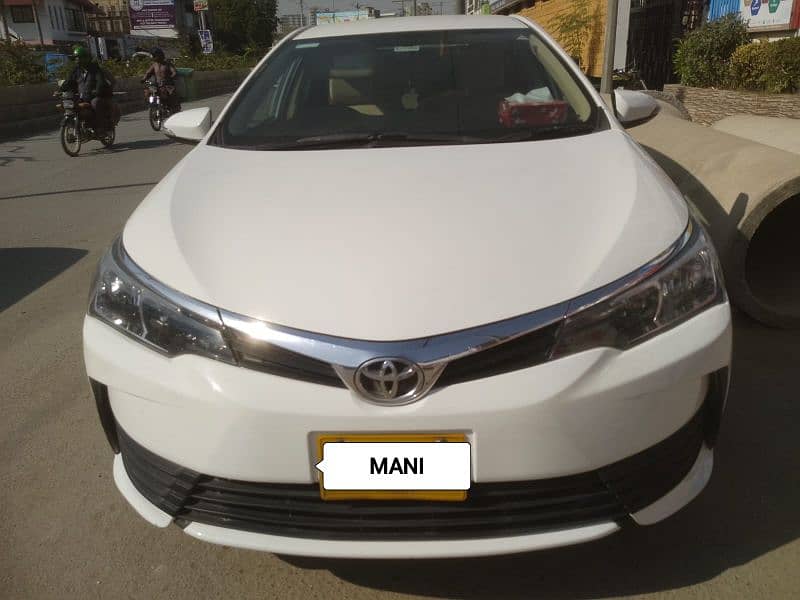 Toyota Corolla GLI 1.6 automatic 2013 model full original white color 0