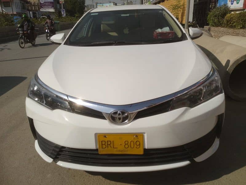 Toyota Corolla GLI 1.6 automatic 2013 model full original white color 8