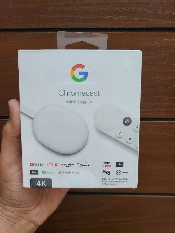 Google Chromecast with Google TV 4K Sealed Packed 0