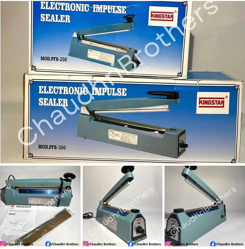 Hand Sealer // Impulse Sealer // Bag Sealing Machine // Heat Sealer 0