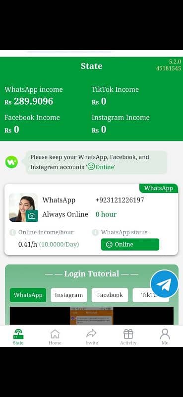 online earning 0