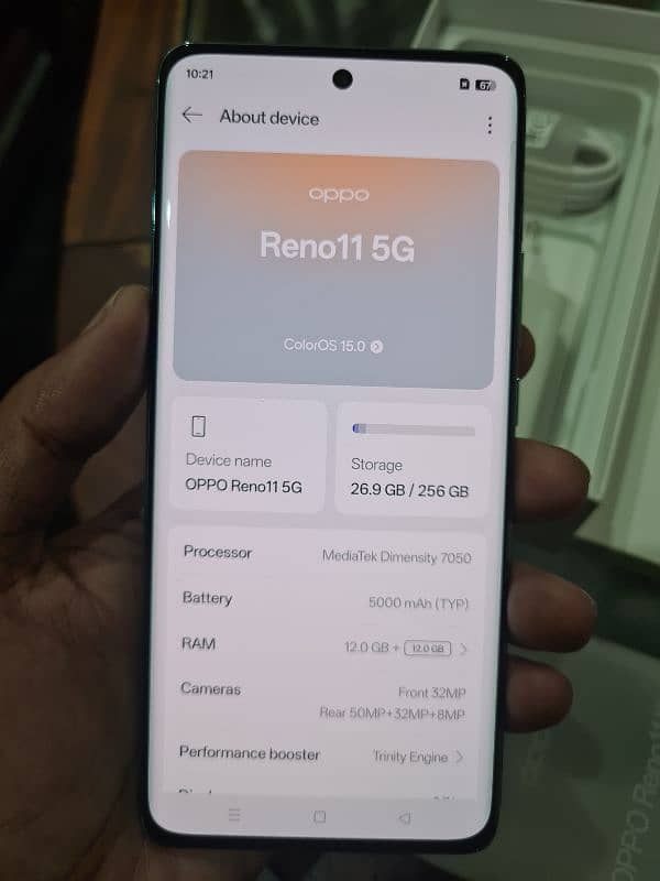 Brand New Oppo Reno 11 5g Complete Warranty Fix price 8