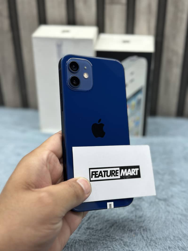 iPhone 12 JV KIT 256GB 100% Health Blue Colour 0