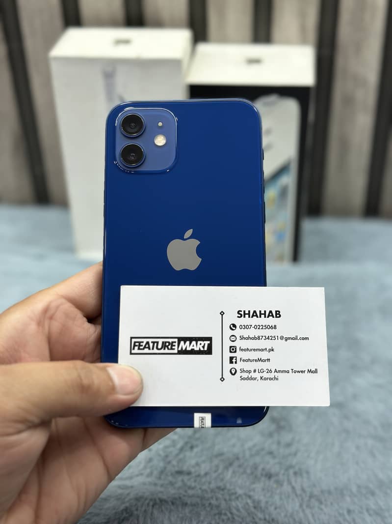 iPhone 12 JV KIT 256GB 100% Health Blue Colour 5