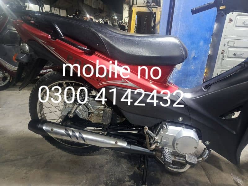 united scooter 100cc available contact at mobile 03004242432# 7