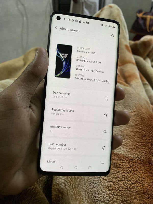 OnePlus 8 5G PTA approved 6