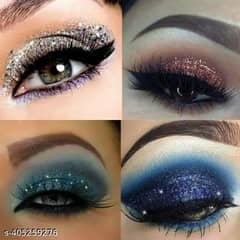 Glitter Shimmer Chunks Eyeshadow - Pack Of 6