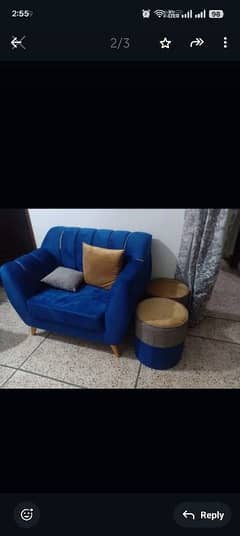 5 seater sofa set available for sale brand new with two puffy