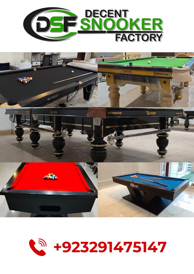 Snooker table / Pool Table / Billiard / Manufacturer / Pool & Billiar 0