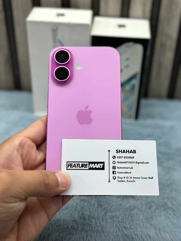 iPhone 16 JV KIT 128GB 100% 0 Cycle Pink Colour 4