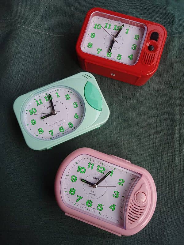 Alarm Clock With LED Niht Light, Radium Digit,Two(2) Different Alarm 1