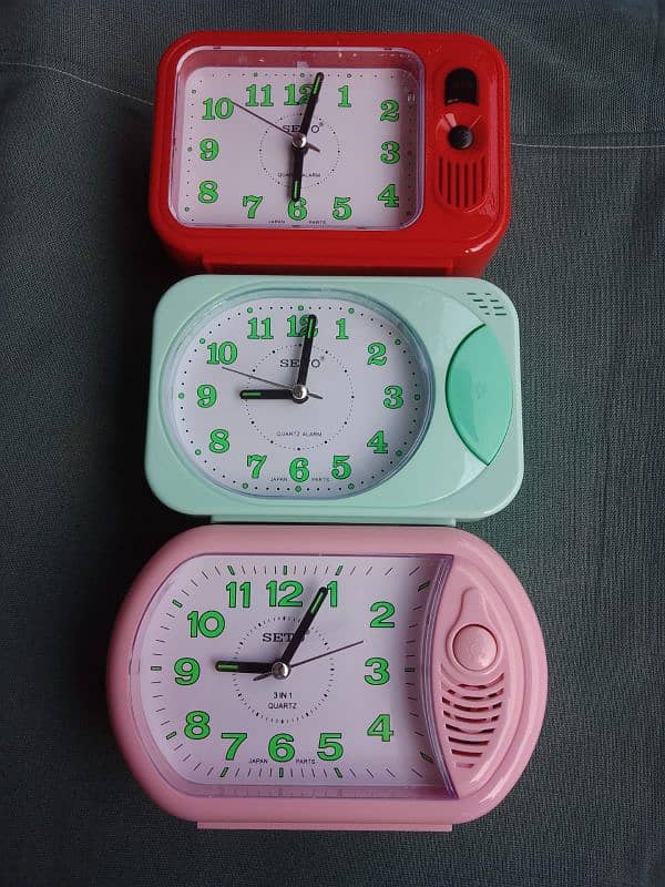 Alarm Clock With LED Niht Light, Radium Digit,Two(2) Different Alarm 2