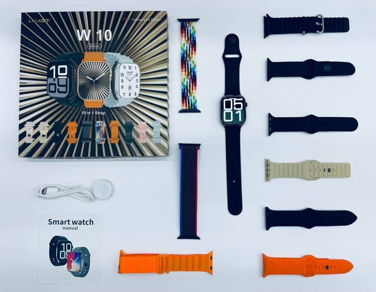 Smart Watch Series 10, multiple straps 0