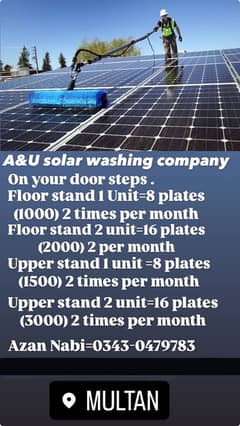 solar washing service