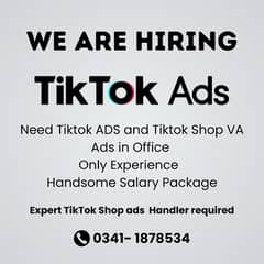 Hiring Expert TikTok Shop & Ads