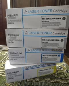 Premium Toner cartridge color set