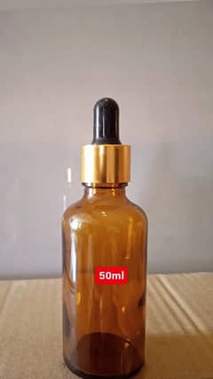 30ML & 50ML AMBER GLASS BOTTLE ONLY