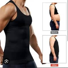 Slim N Lift Body shaper Vest For Mens ( Black)