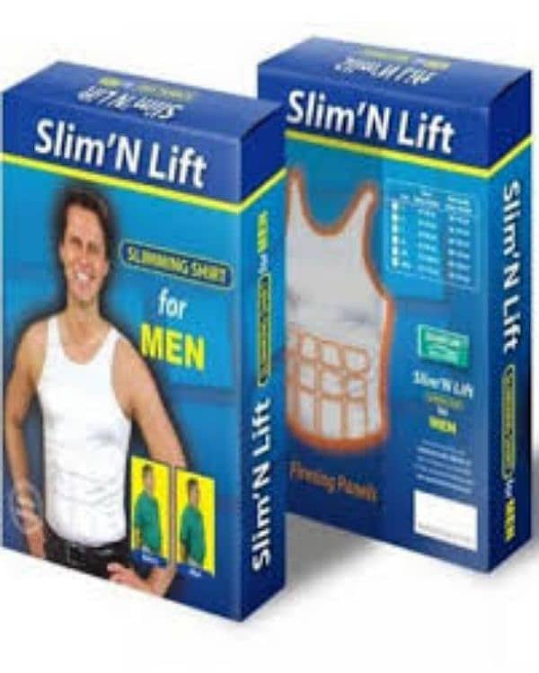 New Slim & Lift Body shaper Vest For Mens Black 2