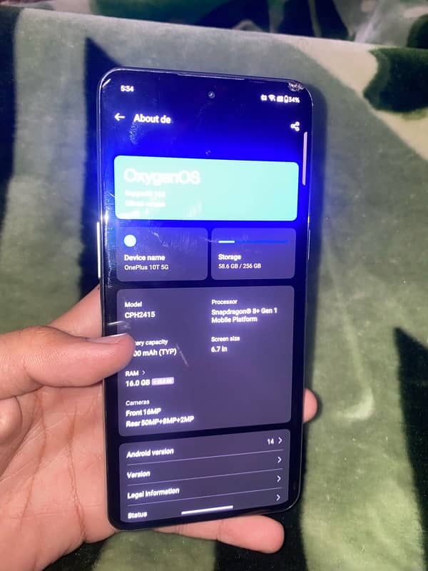 ONEPlUS 10T 5G 16+12/256GB All okay 5