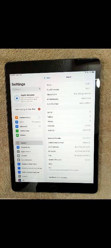 Apple iPad 9 64GB WiFi & 5G Supported PTA Approved with Box 4