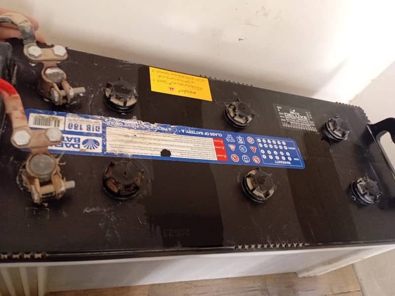 Daewoo deep cycle battery in running condition 6