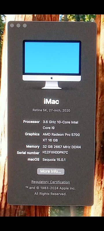 Apple iMac 2020 Core i9 64GB Ram 1TB Storage 16GB Graphics Card 27" 5K 1