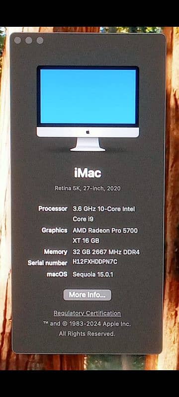 Apple iMac 2020 Core i9 64GB Ram 1TB Storage 16GB Graphics Card 27" 5K 2