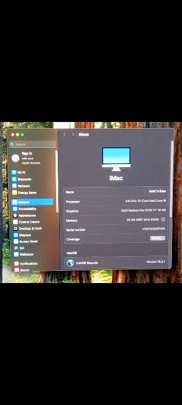 Apple iMac 2020 Core i9 64GB Ram 1TB Storage 16GB Graphics Card 27" 5K 3