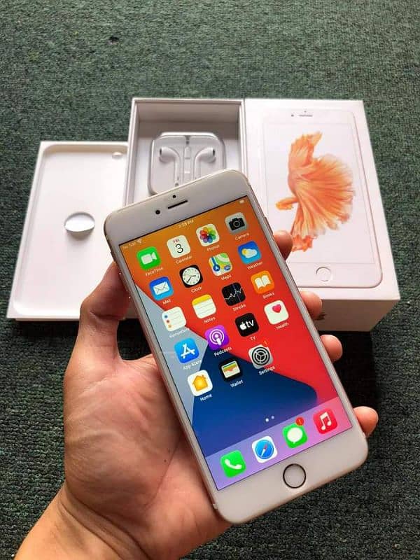 iPhone 6s plus 128 GB with full box for sale 0