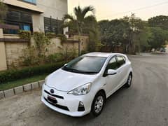 TOYOT AQUA (S) KEY START MODEL 2014 REG. 2017 (B2B) ORIGINAL WHITE CLR