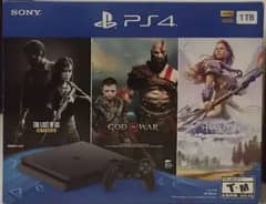 PS4 Slim 1TB just box open.