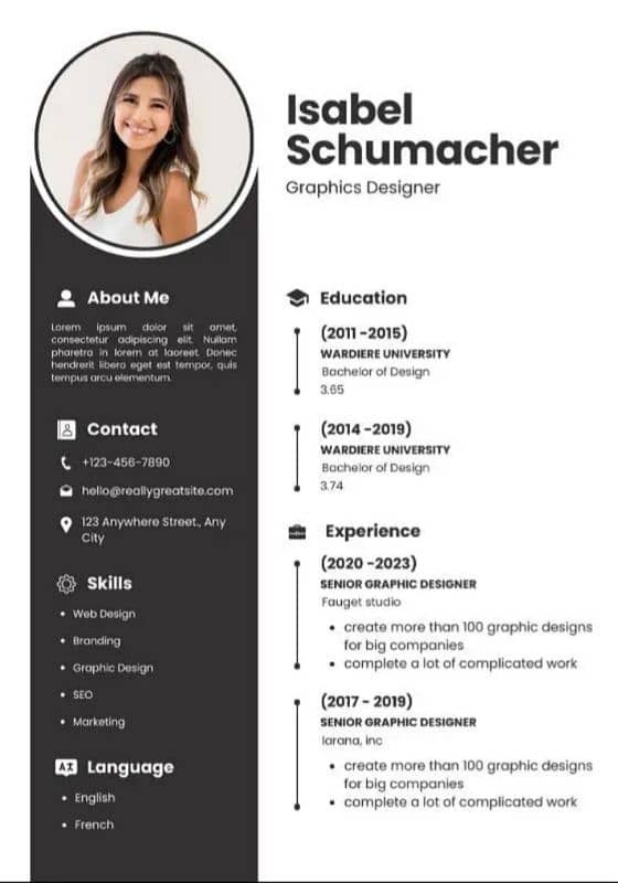 Writing CV / Resume / CV Maker / CV Designer Professional 1