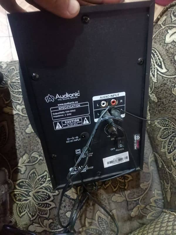 audionic original brand woofer and speaker. 2