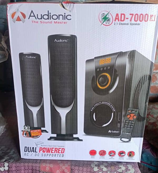 audionic original brand woofer and speaker. 9