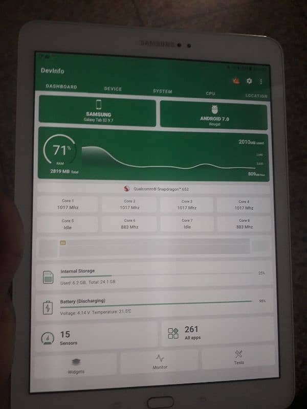 Samsung Tab S2 with Super Amoled Display Best tablet fr games and work 7